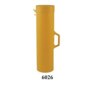 Tubo  para guardar manta de goma.