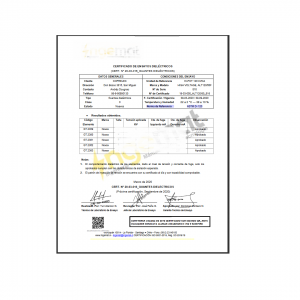 Certificacion Nacional Pirómetro o Termómetro Infrarrojo