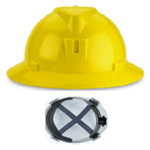 Casco Ala Ancha Amarillo MPC-251 Luminer con Arnés