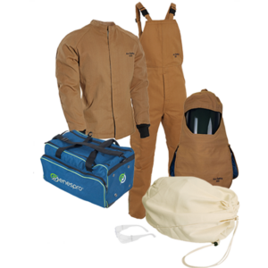 Kit 65 Cal/cm2, Categoría 4, Ropa Ignifuga anti arco eléctrico. Solo Ropa, Enespro