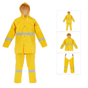 Traje Agua Activex Amarillo Forestal Reflectante con Piernera