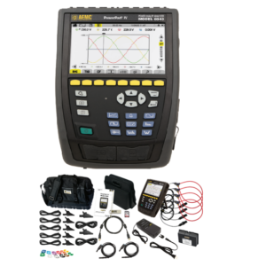 Registrador de Calidad de la Energía Clase A  mod PowerPad® IV Model 8345, AEMC (Francia)