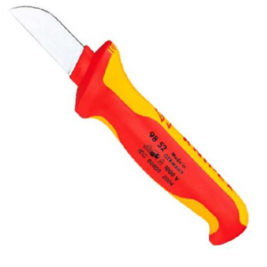 Cuchillo Pelacable Aislado 1000V 180 mm mod 9852, Knipex