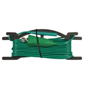 Carrete  con  cable 9 mts Color Verde  para equipo 4630