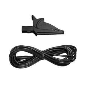 Punta de prueba con cable negro de 10 pies (3 m) y pinza de cocodrilo, AEMC