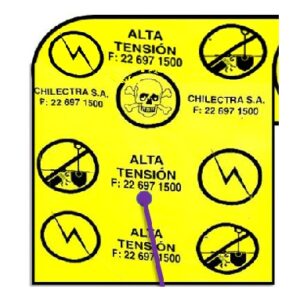 CINTA DE PELIGRO ALTA TENSIÓN “CHILECTRA”