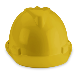 Casco visera amarillo