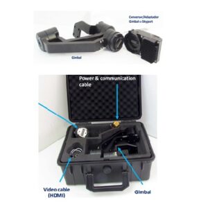 Gimbal para Cámara Efecto Corona para Dron  Mod Microm HD, Ofil