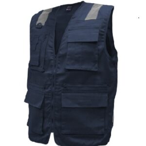 Chaleco Geologo FR Coigue ATPV 11 Cal/Cm2 AZUL