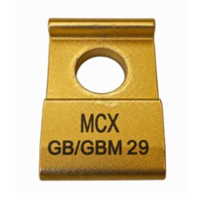 Prensa abrazadera de Bronce para cable de conexión a Puesta a Tierra Tapa Simple 1 Cable  2/0 a 4/0 AWG Imp Mod GBM 29 Sin Perno, sin golilla