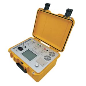 Equipo de pruebas de saturación, relación, polaridad y resistencia de bobinado en transformadores de corriente (TC) y potencial (TP) mod TCT-200F Marca ELECGENE